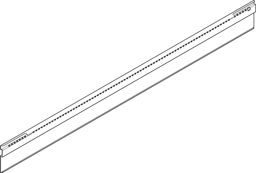 سكة حامل حاجز عرضي