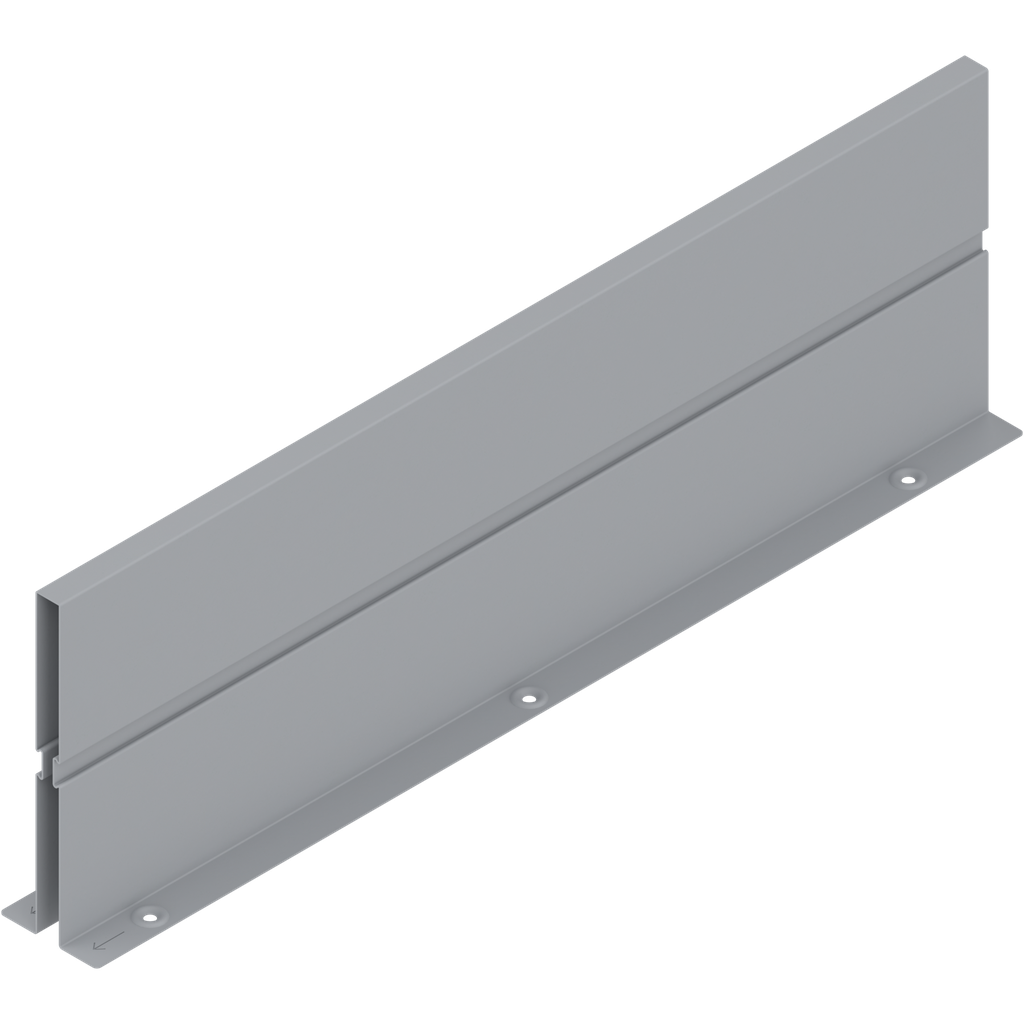 حاجز درج طولي تثبيت بالارضية طول 47.3 سم رمادي