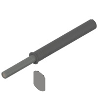 [11402052] ضاغط تيب اون طويل مع صاجة لاصقة (م)